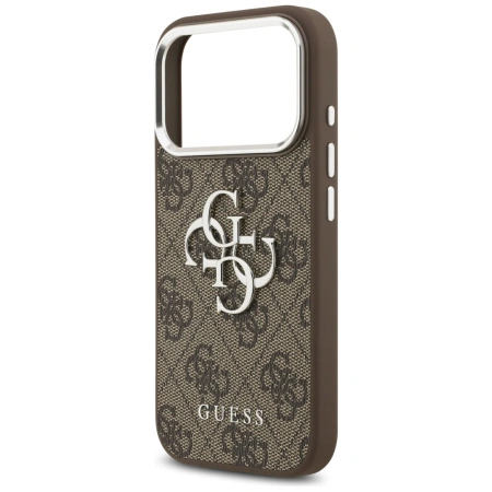 GUESS ETUI CASE DO IPHONE 17 PRO GRANULOWANE LOGO 4G Z LOGO DESIGN
