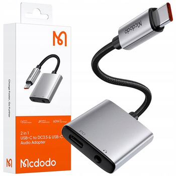 MCDODO ADAPTER USB-C MINI JACK 3.5MM ADAPTER AUX CABLE FOR SAMSUNG DAC