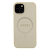 Guess GUHMP15SPSAHMCB iPhone 15 6.1" złoty/gold hardcase Saffiano MagSafe