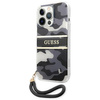 Guess GUHCP13LKCABBK iPhone 13 Pro / 13 6,1" czarny/black hardcase Camo Strap Collection
