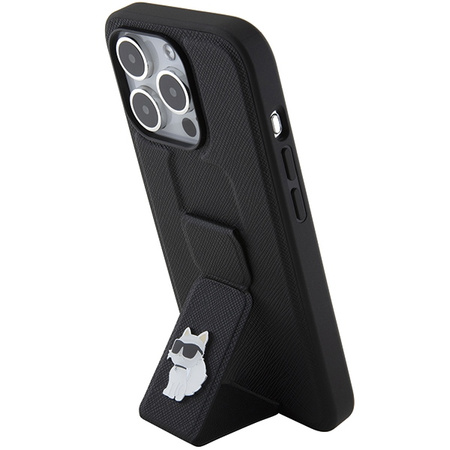 KARL LAGERFELD POKROWIEC KLHCP15XGSACHPK DO IPHONE 15 PRO MAX 6.7 GRIPSTAND