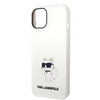 Karl Lagerfeld KLHMP14MSNCHBCH iPhone 14 Plus 6,7" hardcase biały/white Silicone Choupette MagSafe