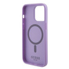 Guess GUHMP15XPSAHMCU iPhone 15 Pro Max 6.7" fioletowy/purple hardcase Saffiano MagSafe