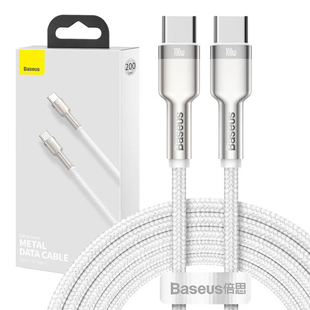 BASEUS KABEL USB-C DO USB-C 100W 2M DO ŁADOWANIA TELEFONÓW I KOMPUTERÓW 2M