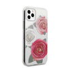 Etui Guess GUHCN58ROSTRT na iPhone 11 Pro - przezroczyste hardcase Flower Desire Pink & White Rose