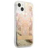 Guess GUHCP13SLFLSD iPhone 13 mini 5,4" złoty/gold hardcase Paisley Liquid Glitter