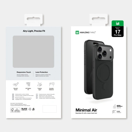 AMAZINGTHING ETUI MINIMAL AIR DO IPHONE 17 PRO MAX KOMPAATYBILNE Z MAGSAFE