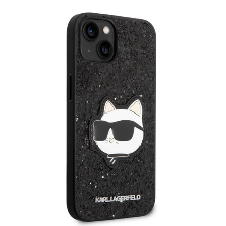 Karl Lagerfeld KLHCP14MG2CPK iPhone 14 Plus 6,7" czarny/black hardcase Glitter Choupette Patch