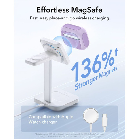 ESR ETUI ORBIT HALOLOCK DO APPLE AIRPODS PRO 3 MAGSAFE CHRONIĄCE