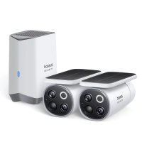 Zewnętrzny zestaw monitoringu Baseus Security S1 Pro Dual 3K (2 kamery) - biały