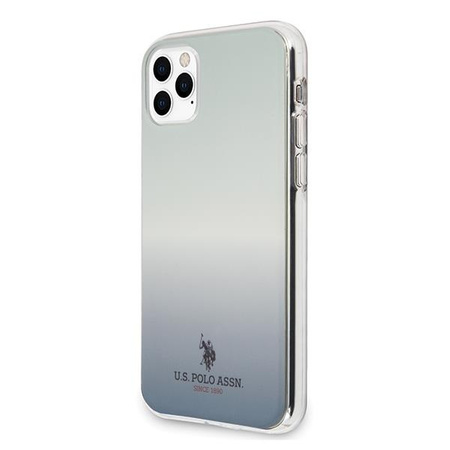 Etui U.S. Polo Assn. Gradient Pattern Collection na iPhone 11 Pro Max - niebieskie