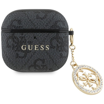 GUESS ETUI POKROWIEC STRASS CHARM DO AIRPODS 4 OCHRONNE WYSOKIEJ JAKOŚCI