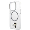 Etui Karl Lagerfeld KLHMP14LHNKCIT na iPhone 14 Pro hardcase - przezroczyste Iconic Karl&Choupette Magsafe