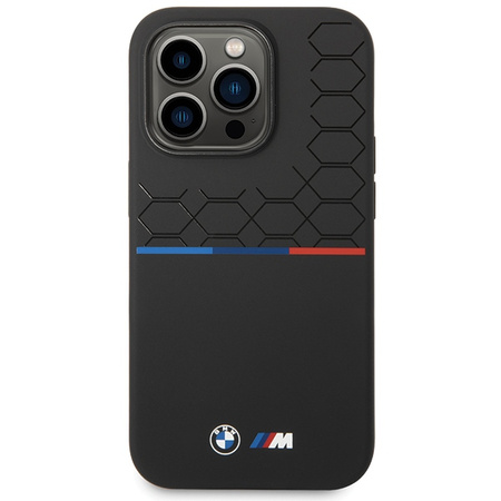 BMW ETUI SILICONE PATTERN DO IPHONE 15 PRO MAX 6.7 DO APPLE WYSOKIEJ
