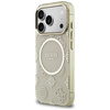 Etui Guess IML Peony Dot MagSafe do      iPhone 17 Pro beżowy
