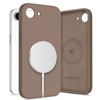 TECH-PROTECT SILICONE MAGSAFE IPHONE 16E / 17E CHOCOLATE BROWN