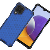 Honeycomb etui pancerny pokrowiec z żelową ramką Samsung Galaxy A22 4G niebieski