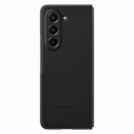 Etui z ekoskóry do Samsung Galaxy Z Fold 5 - czarne