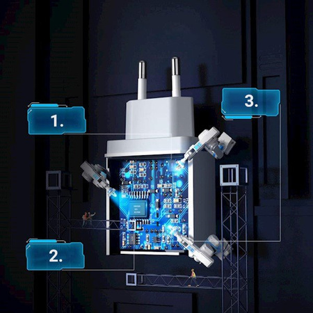 Ugreen CD122 szybka ładowarka sieciowa Quick Charge 3.0 18W 3A USB biały (10133)