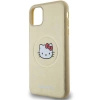 Etui Hello Kitty Leather Kitty Head MagSafe na iPhone 11 / Xr - złote
