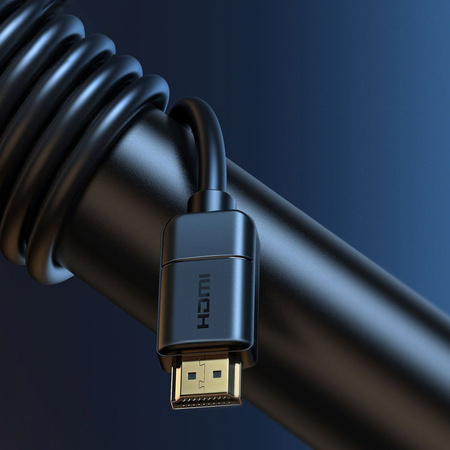 BASEUS KABEL HDMI 2.0 4K 60 HZ 3D HDR 18 GBPS 1 M CZARNY