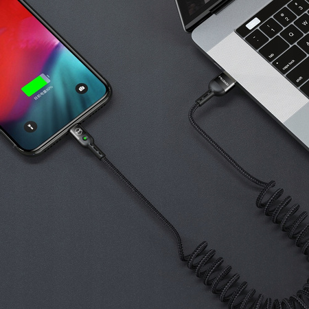 Kabel do telefonu McDodo szybki Quick Charge 4 USB TYP-C 1,8m czarny