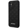 Etui Karl Lagerfeld KLHCN61RUPKLPK na iPhone 11 / Xr hardcase - czarne 3D Monogram