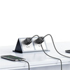 USAMS SET Kabel USB na USB-C 3A 1.2mFast Charging stalowy/tarnish 30 szt. SJ718ZJ01 (US-SJ718)