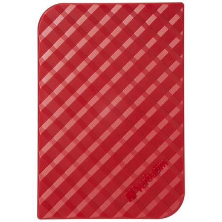 Dysk zewnętrzny Verbatim Store n Go USB  3.0 HDD 1TB czerwony 53203