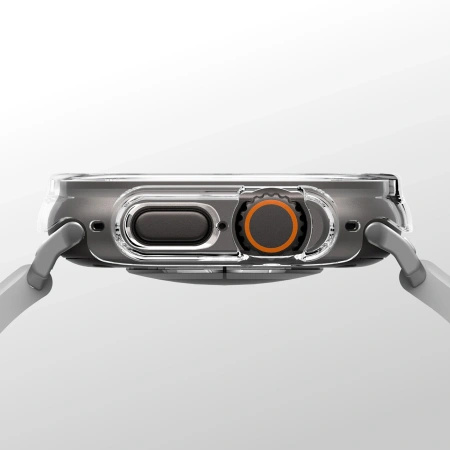 Etui ochronne AMAZINGTHING Minimal na Apple Watch UItra 3 49 mm - przezroczyste