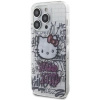 Etui Hello Kitty IML Kitty On Bricks Graffiti na iPhone 14 Pro - białe