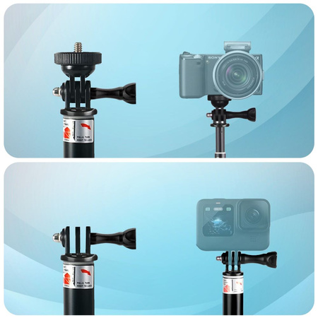 TECH-PROTECT MONOPAD SELFIE STICK DO GOPRO DJI ŁATWY W UŻYCIU ZASIĘG 100 CM