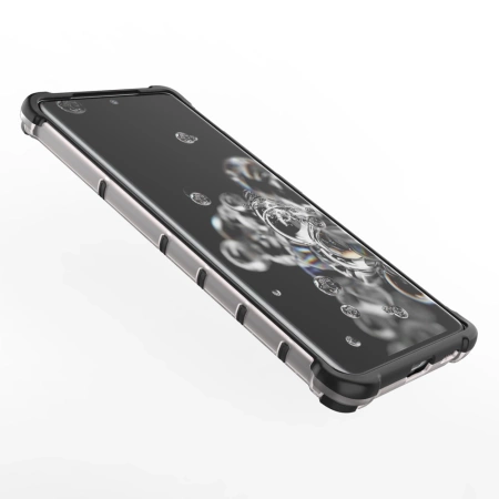 HURTEL ETUI PANCERNE DO SAMSUNG GALAXY S22 ULTRA HONEYCOMB Z ŻELOWĄ RAMKĄ