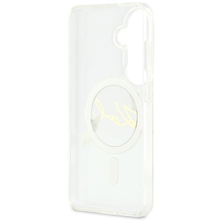 Etui Karl Lagerfeld IML KC Script        MagSafe do Samsung Galaxy S26 przezroczysty