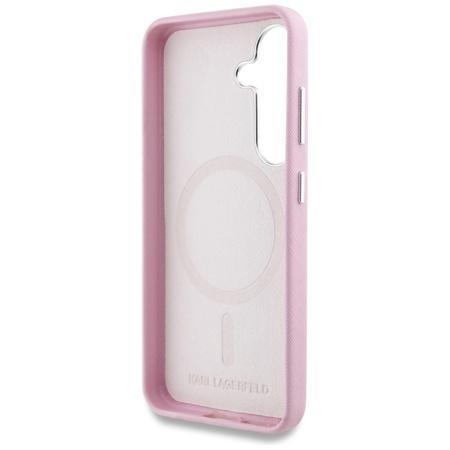 KARL LAGERFELD ETUI SAFIANO FULL WRAPPED DO SAMSUNG GALAXY S25+ DO MAGSAFE