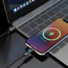 DUDAO KABEL USB-C DO USB-C 100W Z WYŚWIETLACZEM LED 1M DO TELEFONÓW