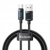 MCDODO KABEL USB-A USB-C SZYBKIE ŁADOWANIE USB TYP C PD 100W 6A 1,2M LED