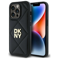 DKNY ETUI HARDCASE DO IPHONE 14 PRO MAX 6.7 QUILTED STACK LOGO OCHRONA