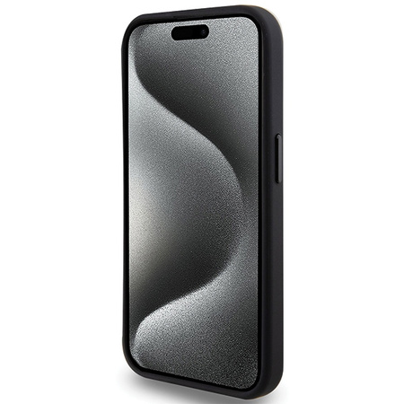 Tumi TUHMP15LRBAK iPhone 15 Pro 6.1czarny/black hardcase Leather Balistic Pattern MagSafe