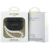 Etui Guess 4G Pearl Strap do AirPods Pro 3 czarny