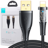 Joyroom kabel szybko ładujący z inteligentnym wyłącznikiem USB-C - Lightning 2.4A 1.2m czarny (S-UL012A3)