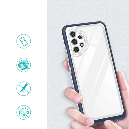 HURTEL ETUI POKROWIEC CASE ŻELOWY DO SAMSUNG GALAXY A32 5G CLEAR 3IN1