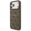 Etui Guess 4G Ring Classic Logo MagSafe  do iPhone 17 Pro Max brązowy