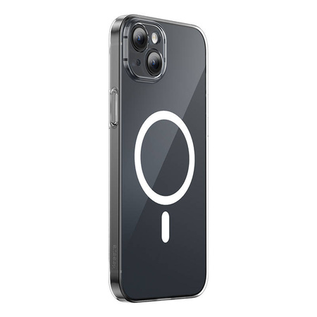 BASEUS ETUI POKROWIEC DO IPHONE 13 MAGNETIC CRYSTAL CLEAR ZESTAW CZYSZCZĄCY