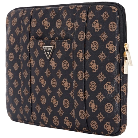 Torba Guess Sleeve Peony Pocket Triangle na laptopa 14" - czarna