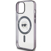 KARL LAGERFELD ETUI TRANSPARENTNE DO IPHONE 15 PLUS 6.7 KARL'S HEAD
