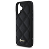 GUESS ETUI CASE HARDCASE DO IPHONE 16 61 CZARNY QUILTED METAL LOGO