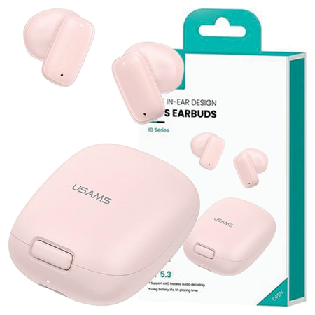 USAMS SŁUCHAWKI BEZPRZEWODOWE BLUETOOTH 5.3 DO TELEFONÓW Z DŹWIĘKIEM STEREO