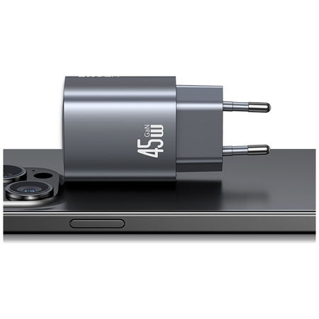 USAMS ŁADOWARKA SIECIOWA GA70 DO APPLE IPHONE 12 13 14 45W PD USB-A