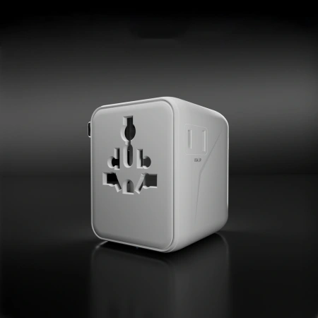 Adapter podróżny SBS 2xUSB-C 1xUSB-A uniwersalny - biały